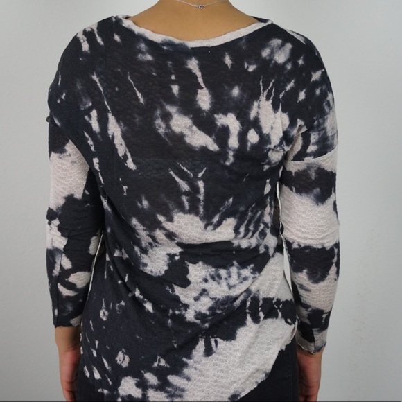 Generation Love Tie Dye Silk Top Grey - Picture 2 of 4